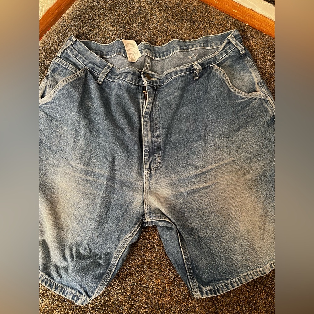 Men's Blue Denim Shorts carhartt 42